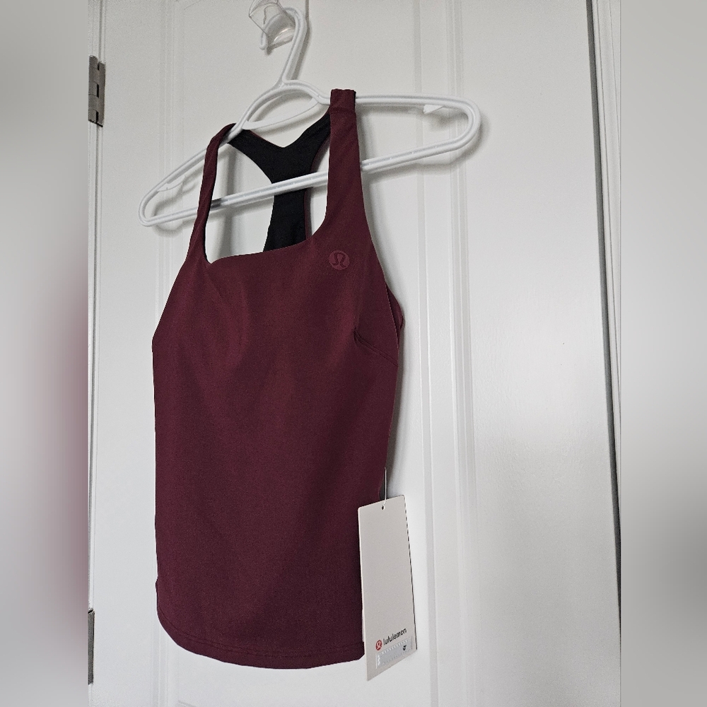 NWT Lululemon Lightweight Tennis Tank Top Wineberry Size 4 $68 Sold Out